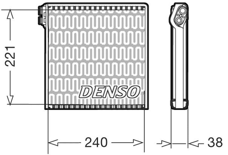 Denso Aircon Evaporator DEV09102
