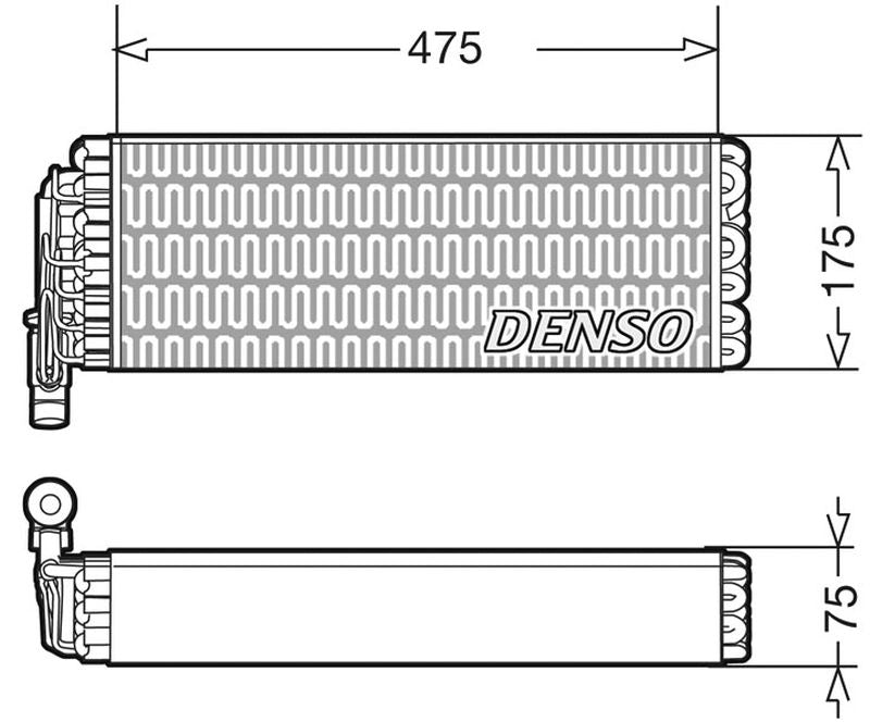 Denso Aircon Evaporator DEV12003