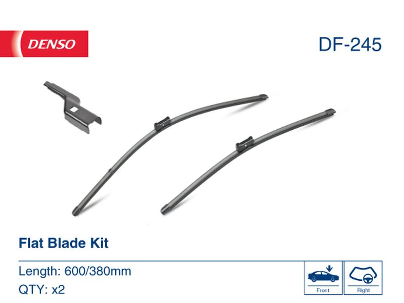 Denso Wiper Blade (Flat) 600/380Mm DF-245