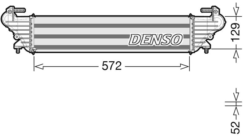 Denso Charge Air Intercooler DIT09121