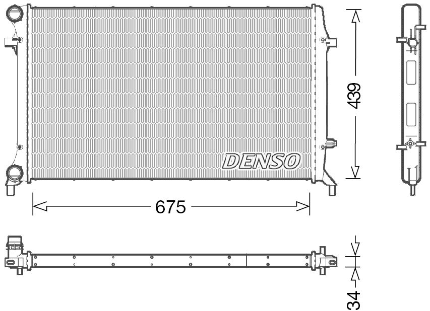 Denso Radiator DRM02027