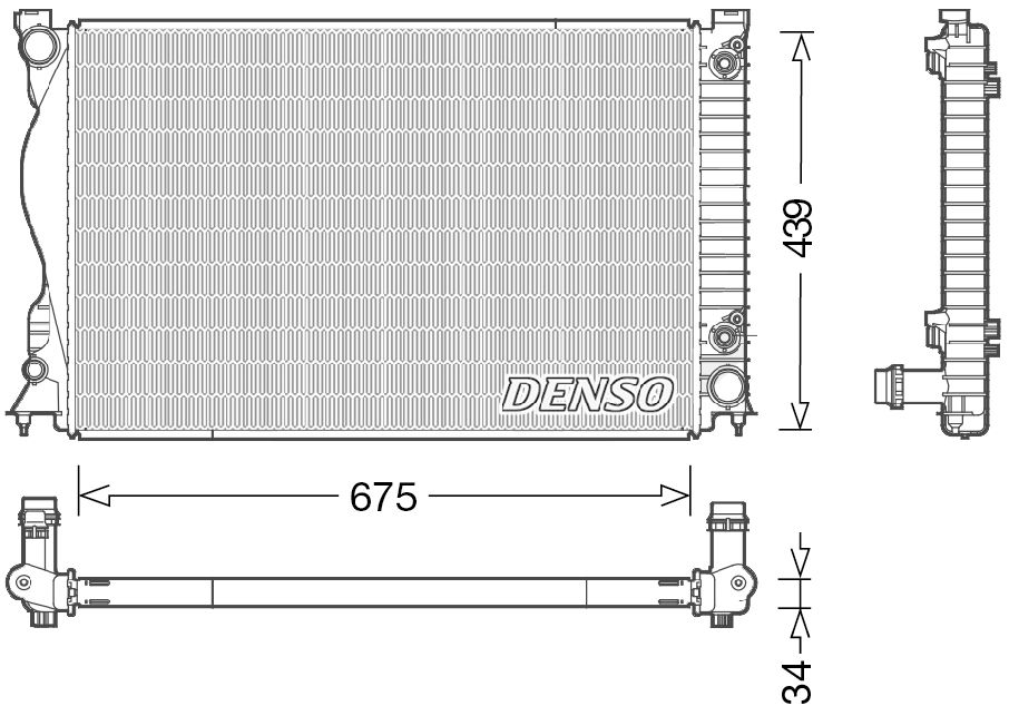 Denso Radiator DRM02028