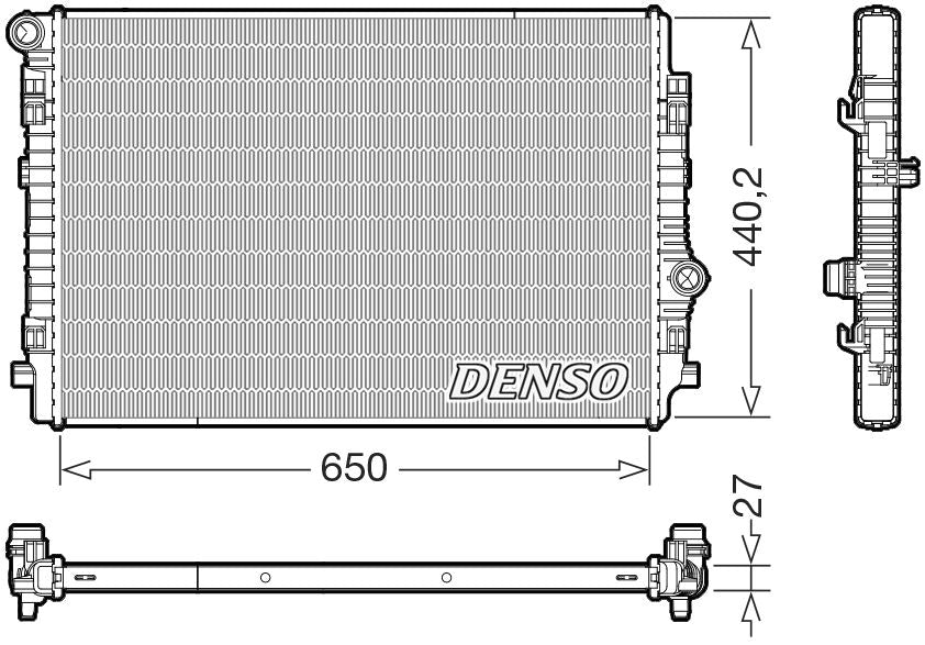 Denso Radiator DRM02046