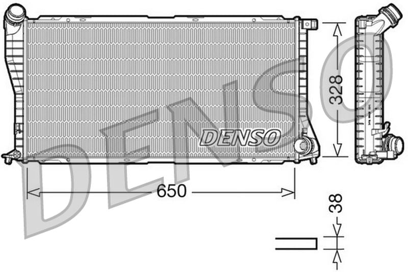 Denso Radiator DRM05002