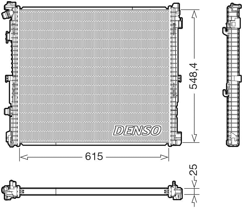 Denso Radiator DRM05018