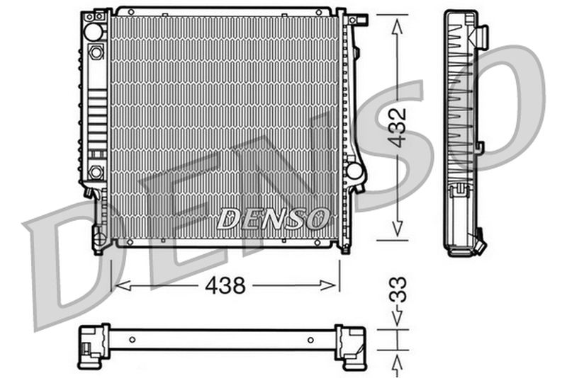 Denso Radiator DRM05021