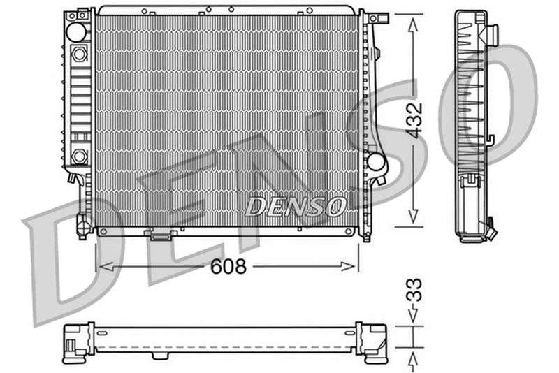 Denso Radiator DRM05053