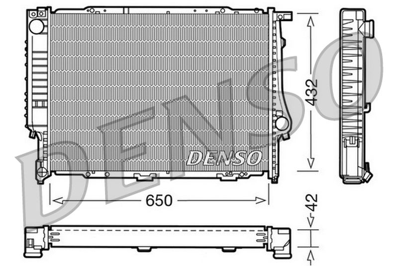 Denso Radiator DRM05055
