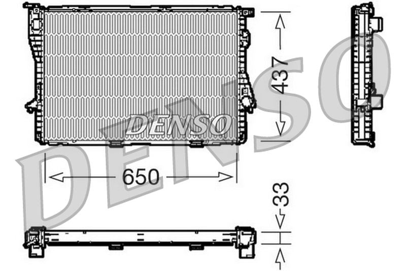 Denso Radiator DRM05067