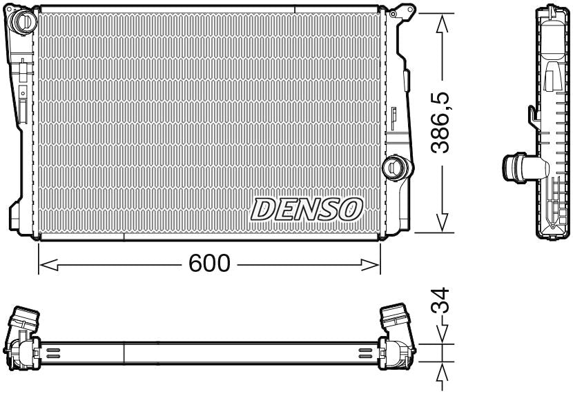 Denso Radiator DRM05122