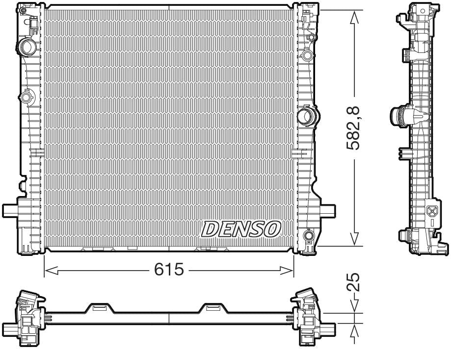 Denso Radiator DRM05124