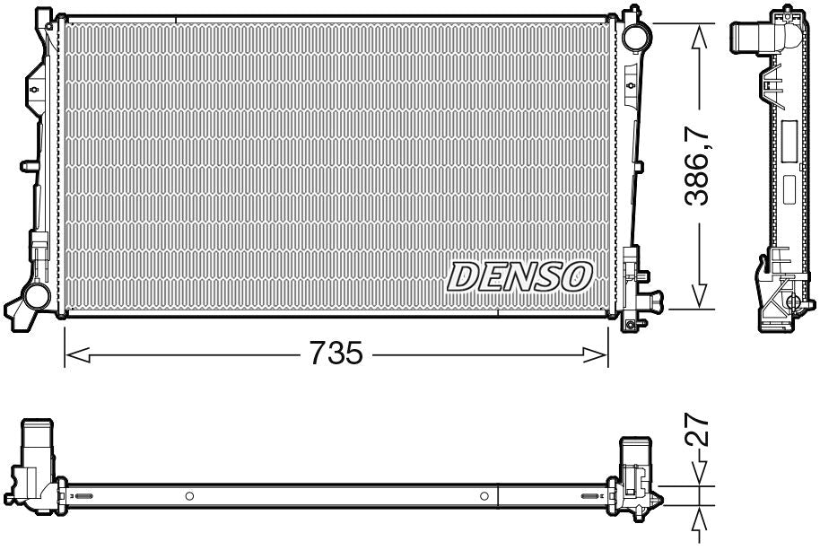Denso Radiator DRM06040