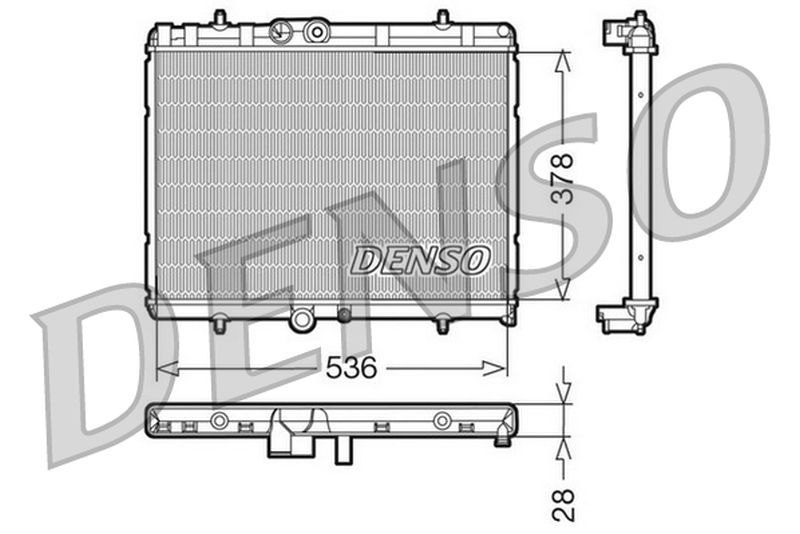 Denso Radiator DRM07015