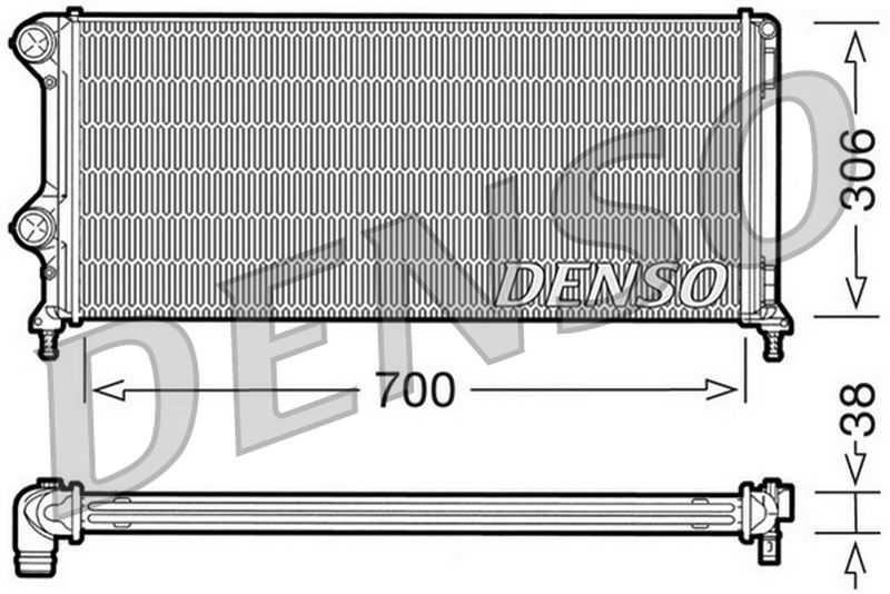 Denso Radiator DRM09060