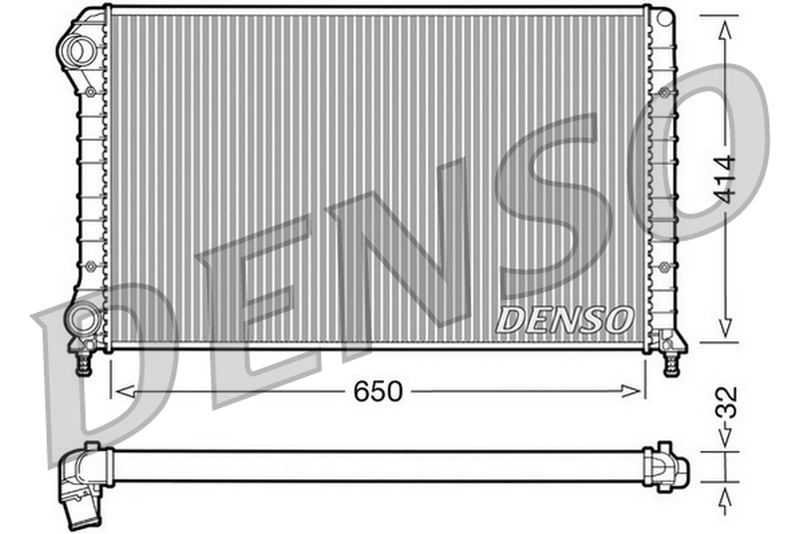 Denso Radiator DRM09062