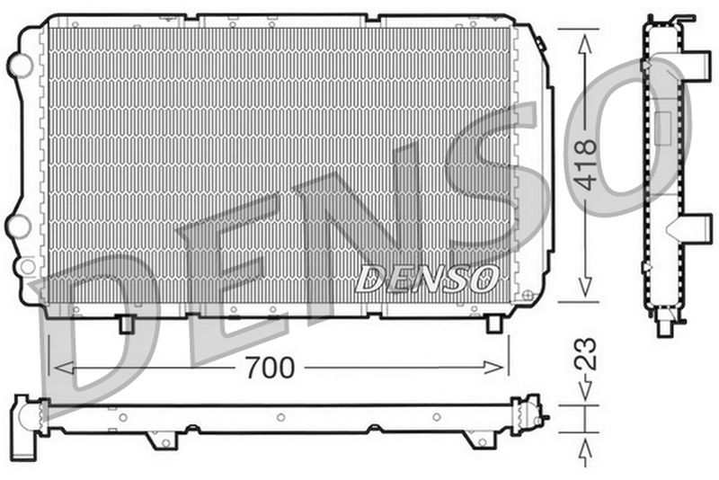 Denso Radiator DRM09077