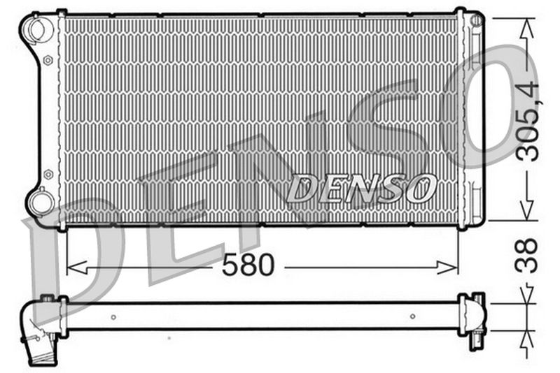 Denso Radiator DRM09103
