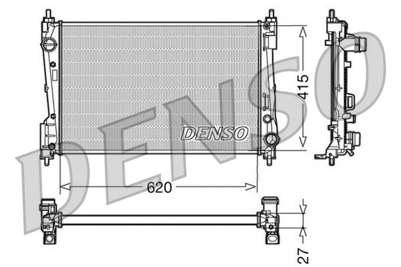 Denso Radiator DRM09110