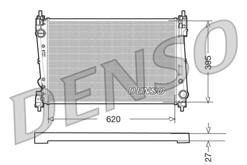 Denso Radiator DRM09112