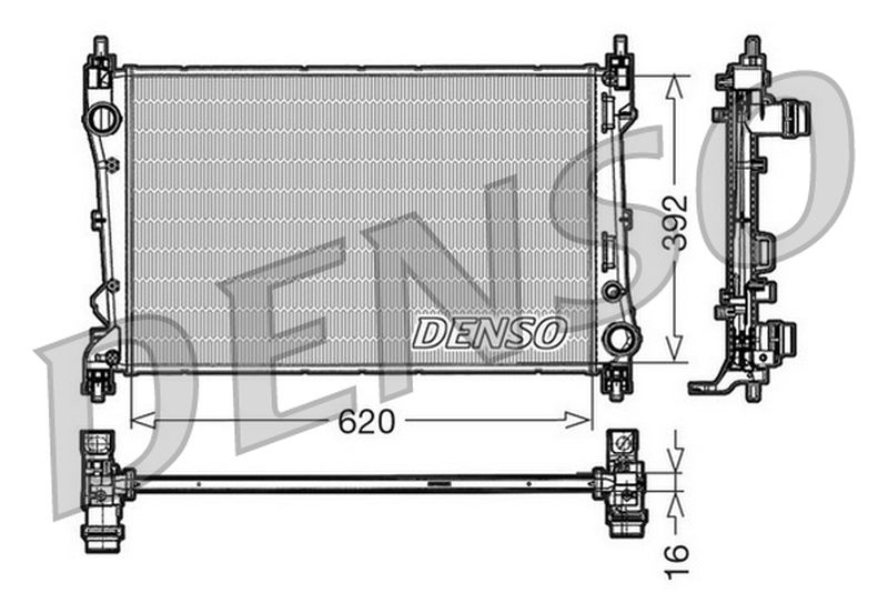 Denso Radiator DRM09113