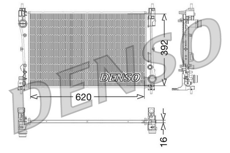 Denso Radiator DRM09115