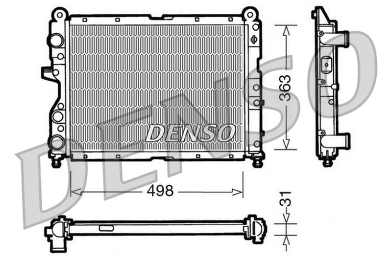 Denso Radiator DRM09131