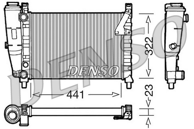 Denso Radiator DRM09143