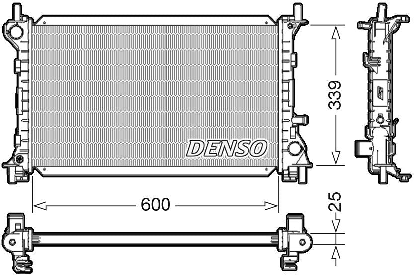 Denso Radiator DRM10003