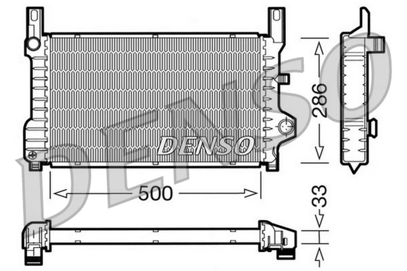 Denso Radiator DRM10036