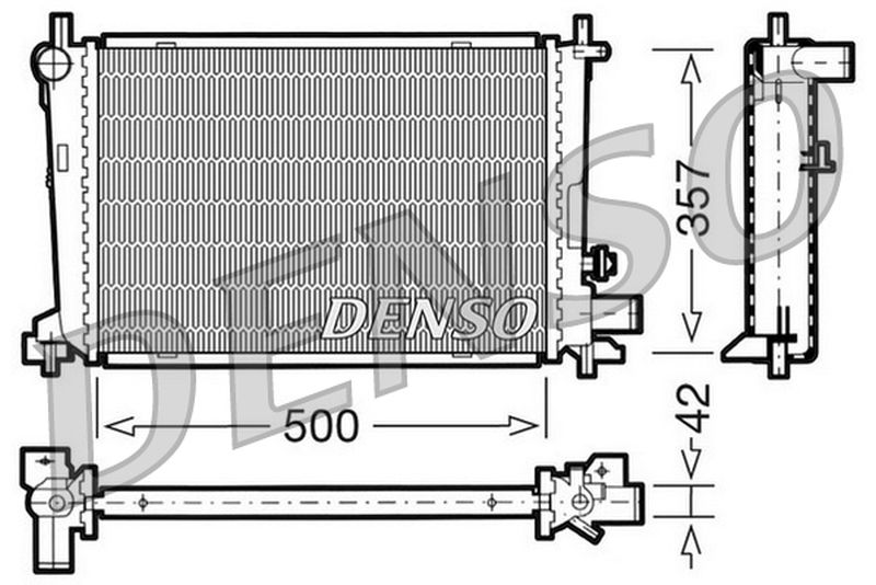 Denso Radiator DRM10040