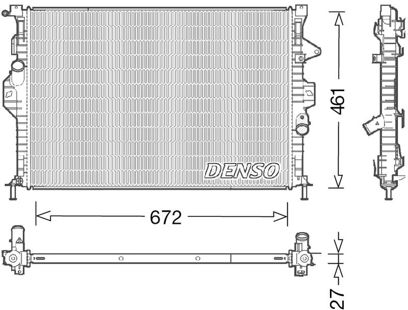 Denso Radiator DRM10048