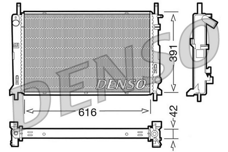 Denso Radiator DRM10071