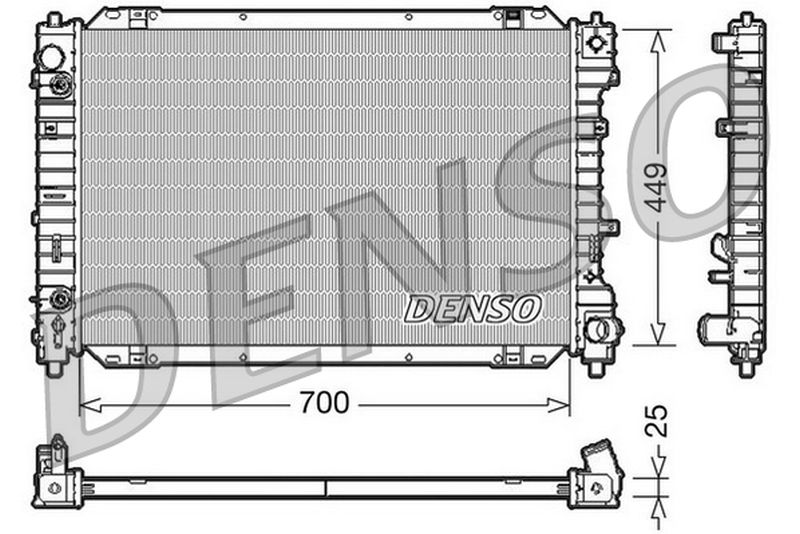Denso Radiator DRM10087