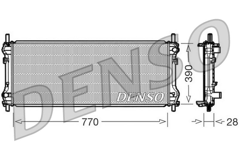 Denso Radiator DRM10103