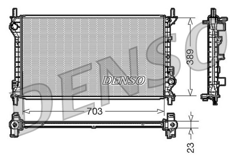 Denso Radiator DRM10108