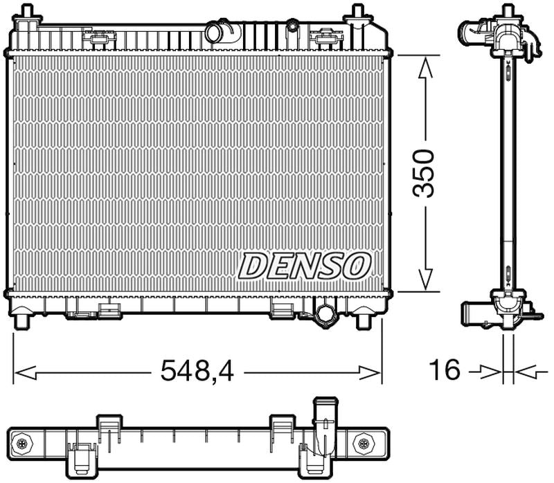 Denso Radiator DRM10113