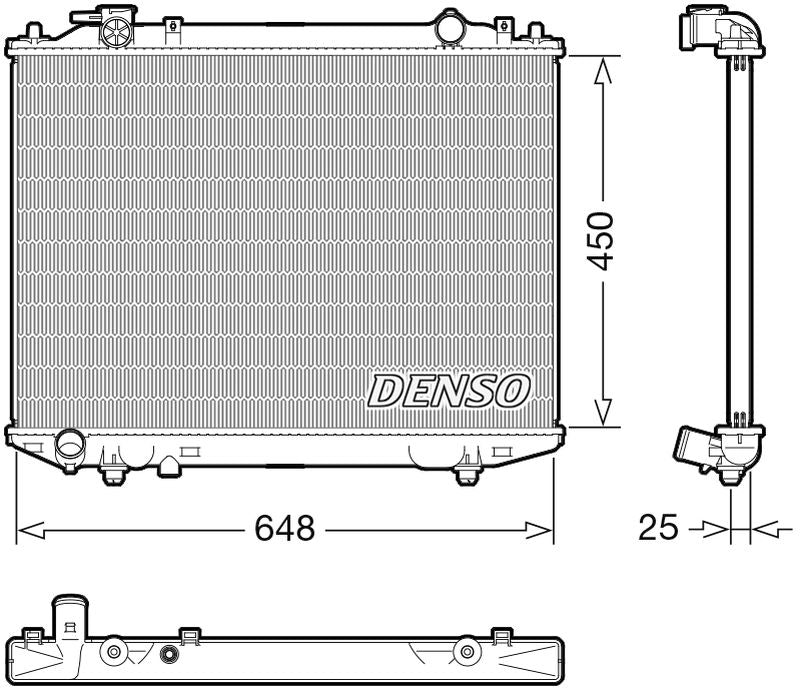 Denso Radiator DRM10117