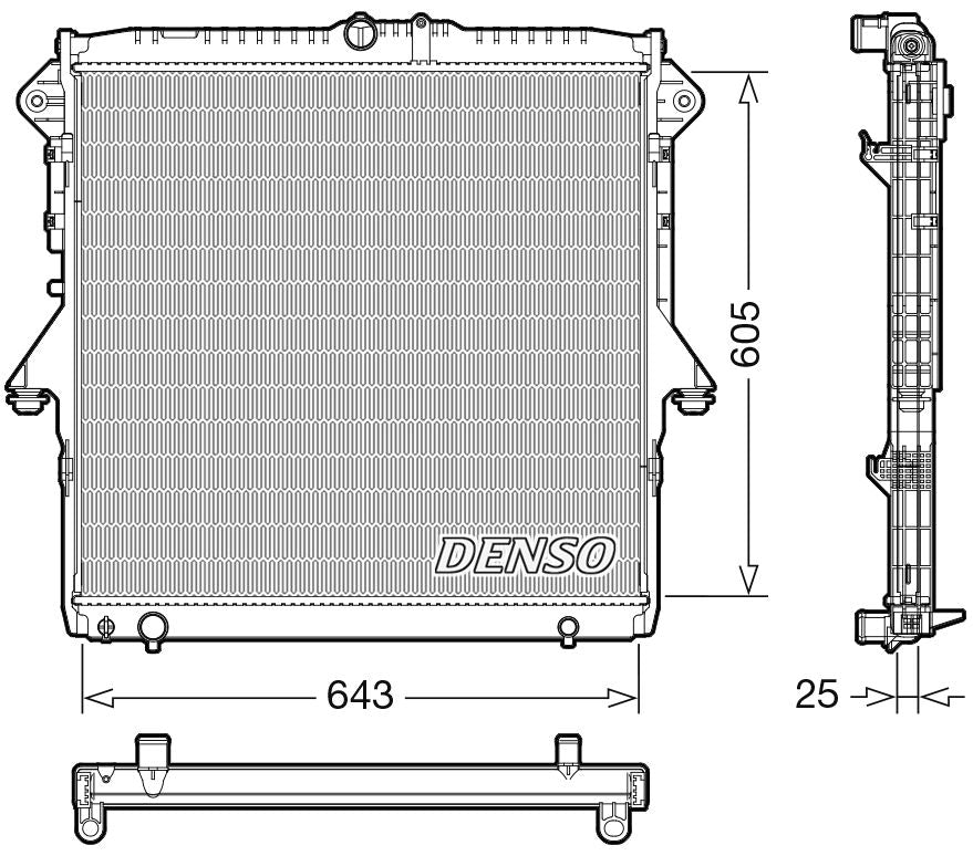 Denso Radiator DRM10119