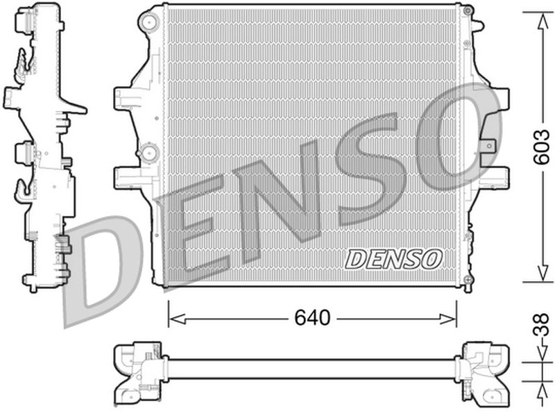Denso Radiator DRM12009