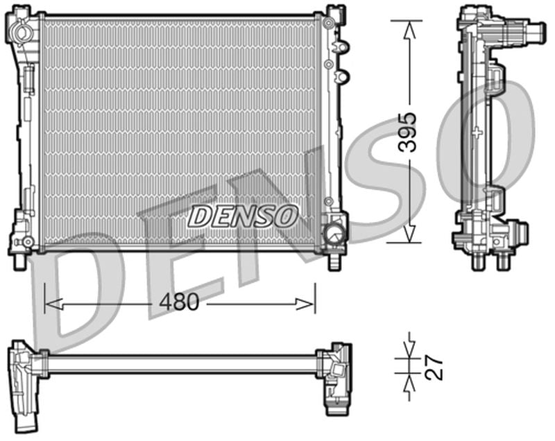Denso Radiator DRM13014
