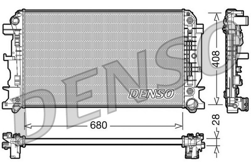 Denso Radiator DRM17044