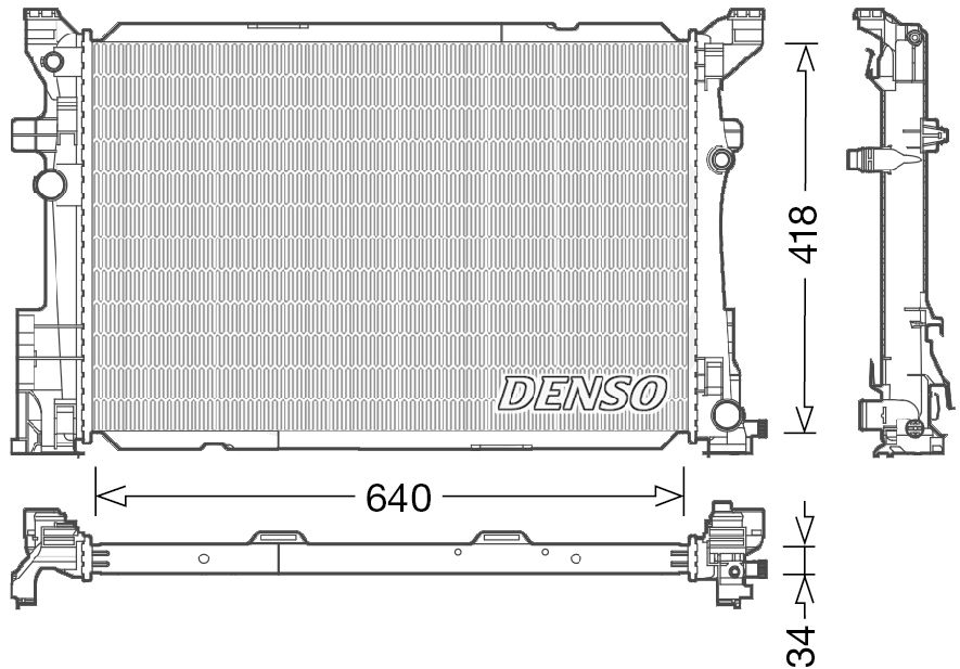 Denso Radiator DRM17054