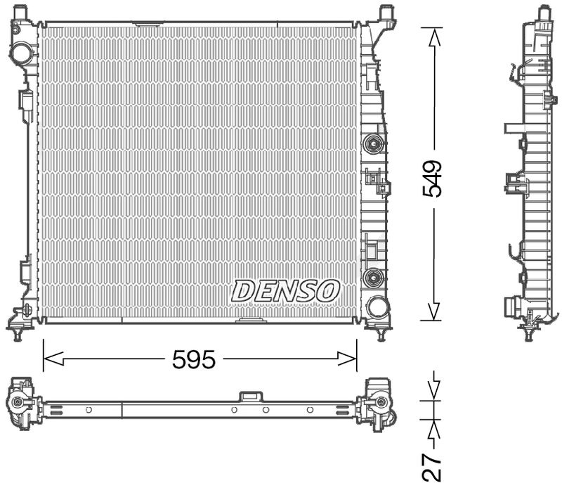 Denso Radiator DRM17055