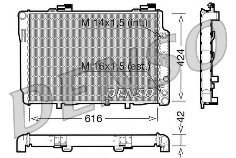 Denso Radiator DRM17073