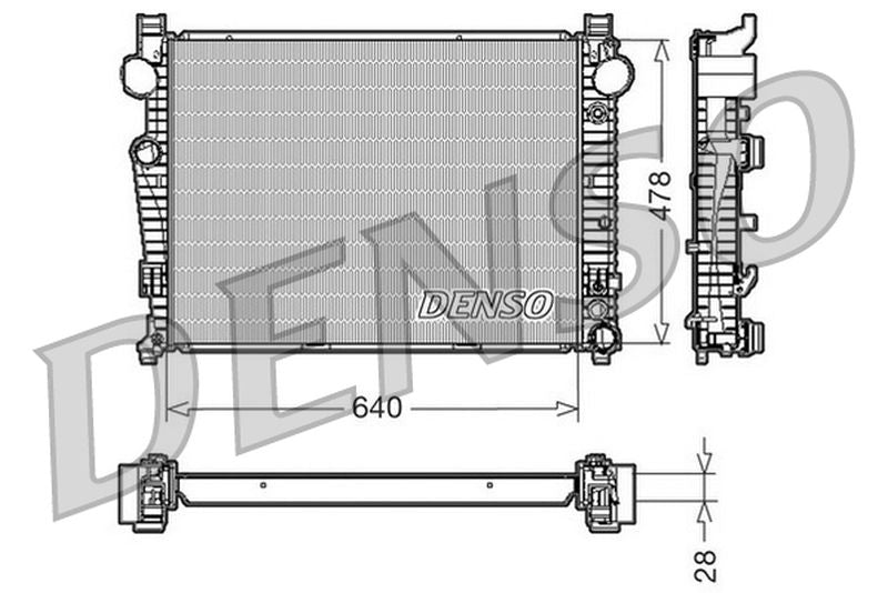 Denso Radiator DRM17092