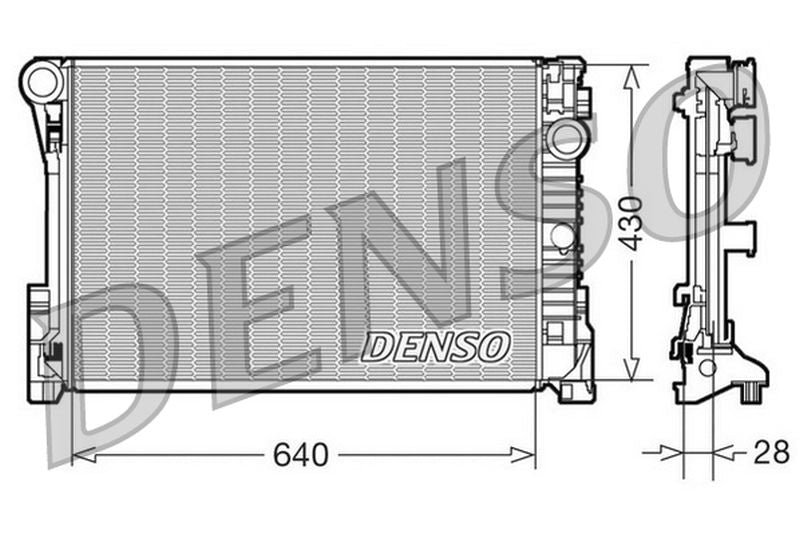 Denso Radiator DRM17110