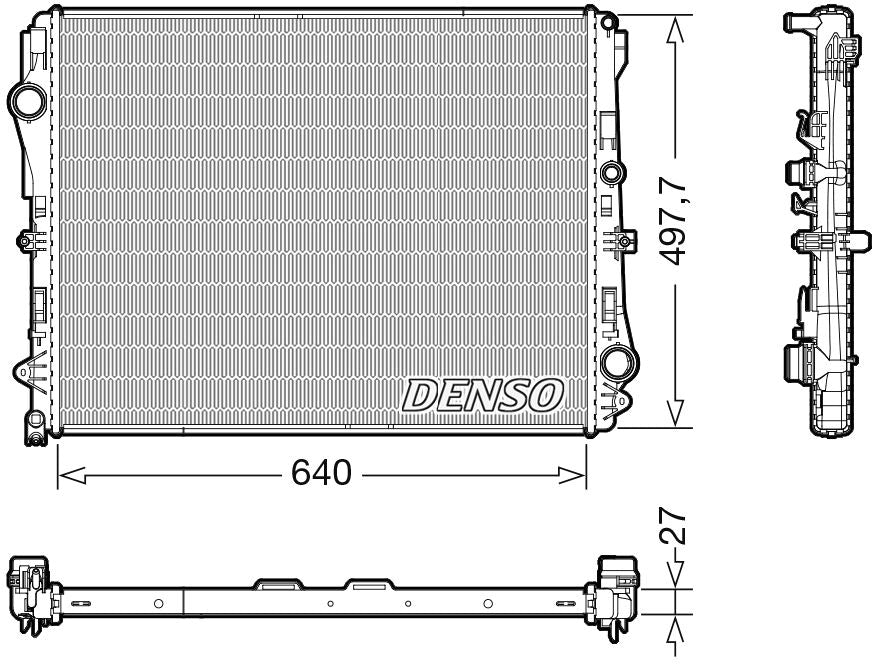 Denso Radiator DRM17116