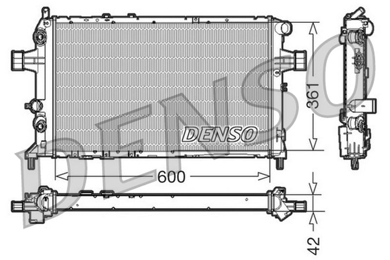 Denso Radiator DRM20016