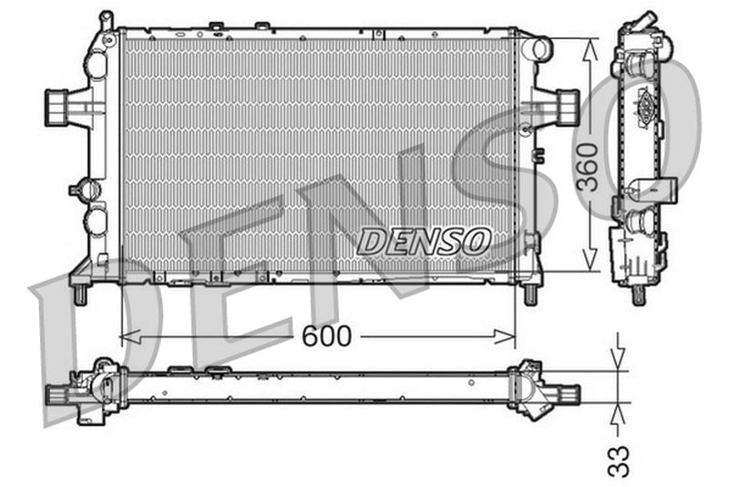 Denso Radiator DRM20018