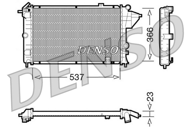 Denso Radiator DRM20023